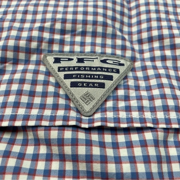 Columbia Shirt Mens XL Super Bahama PFG Performance Fishing Gear Omni Shade Fish - Picture 6 of 8